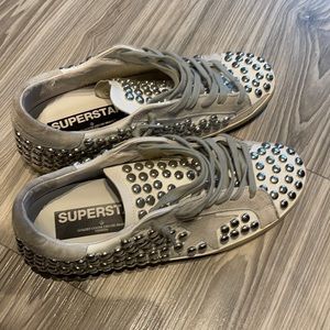 Golden goose studded low tops